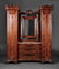 An American Late Classical Mahogany Wardrobe