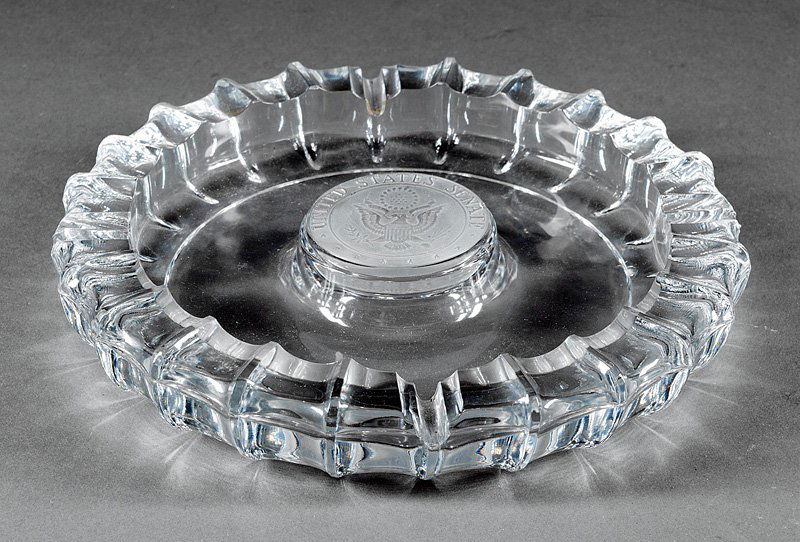 A United States Senate Glass Ashtray, Fostoria