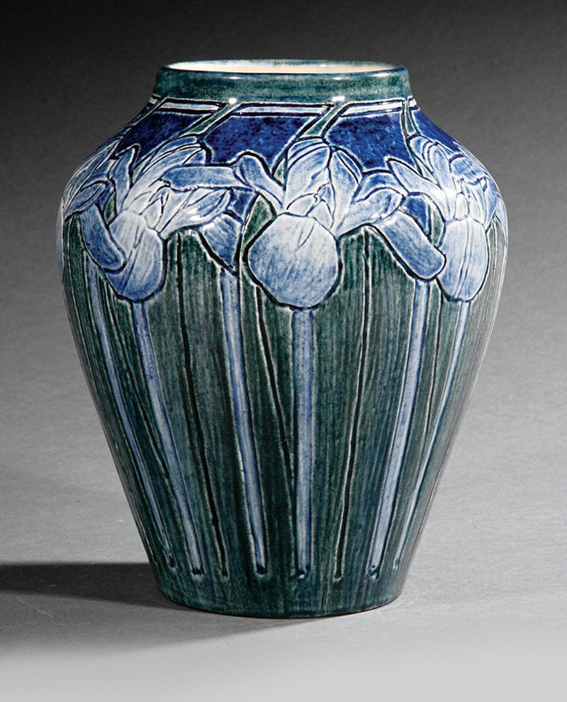 College Art Pottery High Glaze Vase