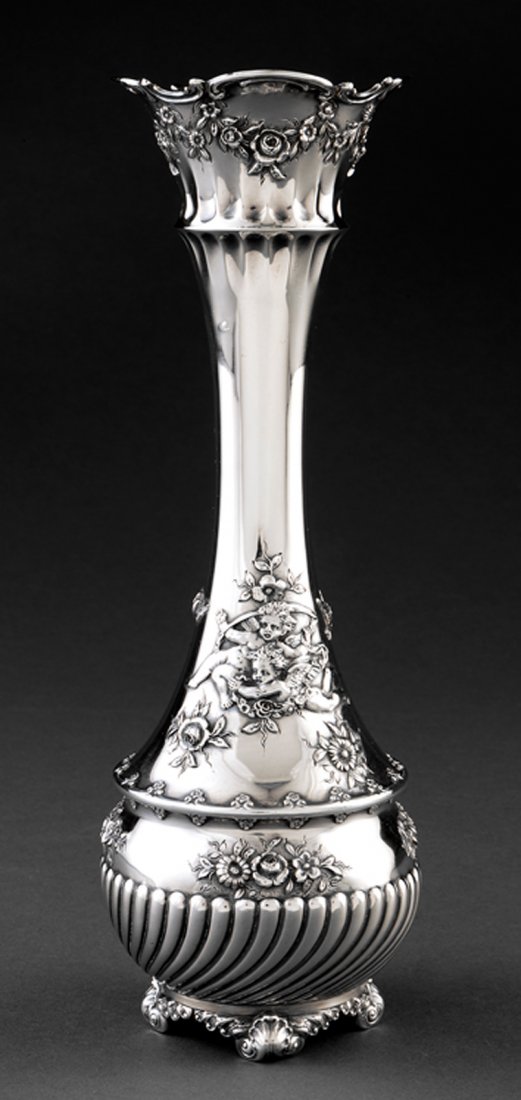Tiffany Sterling Silver Vase