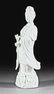 Chinese "Blanc de Chine" Porcelain Figure Guanyin - 2