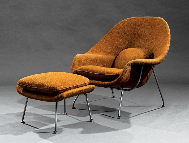 Womb Lounge Chair saarinen "womb" lounge chair and ottoman Womb Lounge Chair saarinen "womb" lounge chair and ottoman