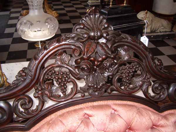 Laminated Rosewood Parlor Suite, J. & J.W. Meeks - 5