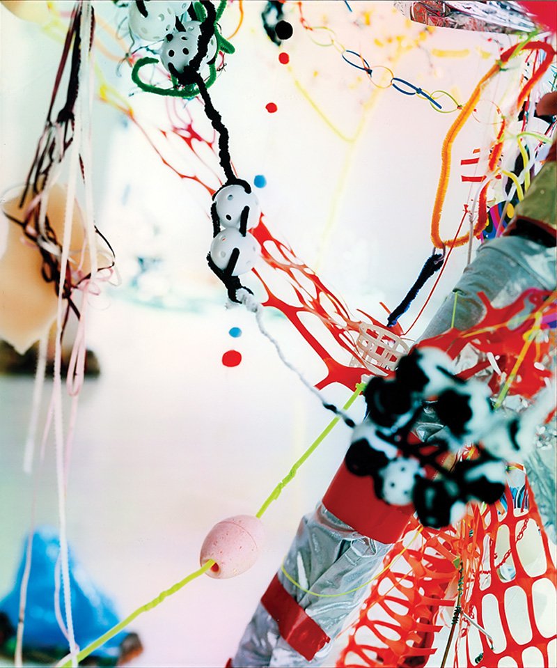 Sally Heller (American/New Orleans, 20th c.): Sally Heller (American/New Orleans, 20th c.), "From Calamitrees Installation, Montserrat College of Art, Beverly, MA", 2007, digital photograph, signed, titled and dated en verso, 24 in. x 20 in., mou