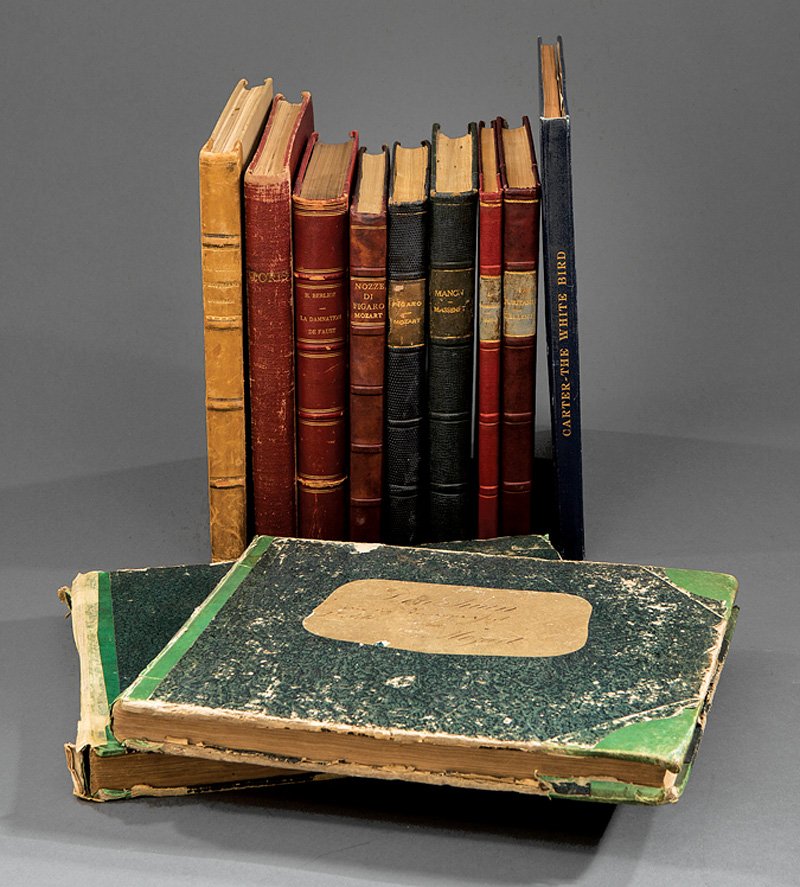 Ten Opera Piano and Conductor's Scores: Ten Opera Piano and Conductor's Scores, incl. a two volume score of Mozart's Don Giovanni, in Italian and German, Leipzig, c. 1801; Liszt/Berlioz, Damnation de Faust, Paris, c. 1890; The White Bird; M