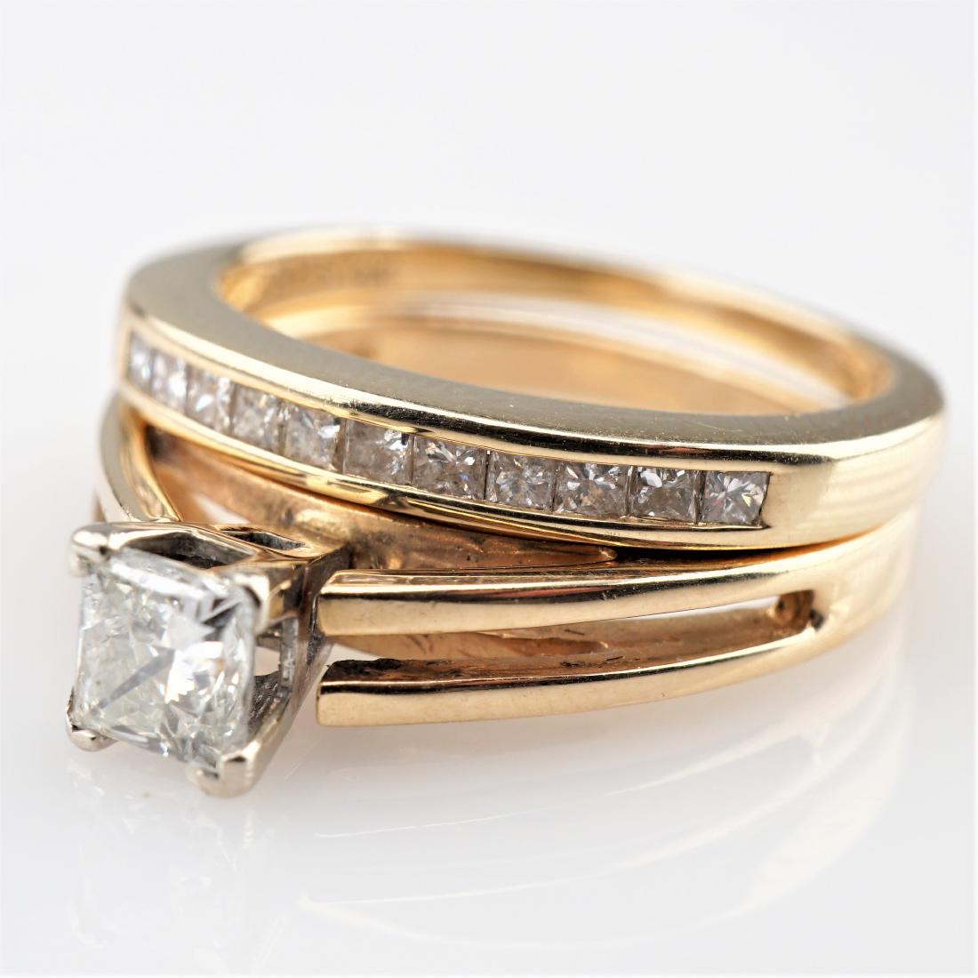 14k YG/WG Diamond Engagement Ring sz5 (1 of 4)