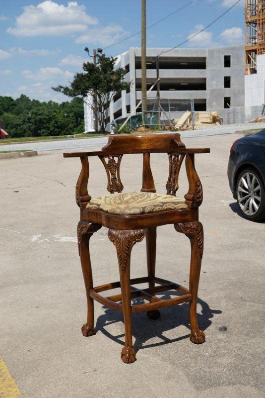 3 Bar Chairs with Fabric Upholstery (1 of 5)