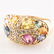 Starfish Diamond & Multistone Ring sz 7 in 14k