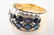 18k YG Le Vian Sapphire and Diamond Ring sz 7 - 3