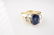 18k YG Le Vian Sapphire & Diamond Ring sz 7 - 2