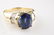 18k YG Le Vian Sapphire & Diamond Ring sz 7 - 3