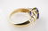 18k YG Le Vian Sapphire & Diamond Ring sz 7 - 4