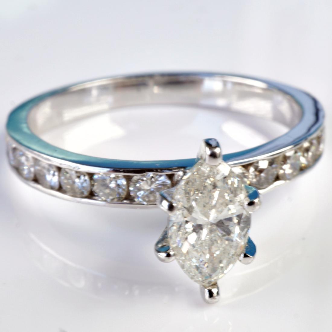 14k WG Diamond Ring sz 8 (1 of 3)