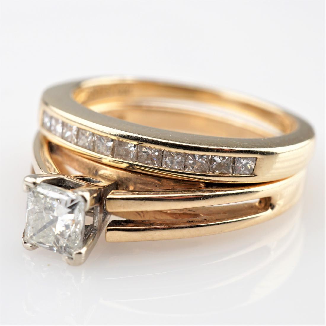 14k YG/WG Diamond Engagement Ring sz5 (1 of 4)