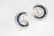 18k WG Sapphire and Diamond Earrings - 3