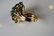 Cabochon Emerald and Diamond Ring Marked Cartier - 3
