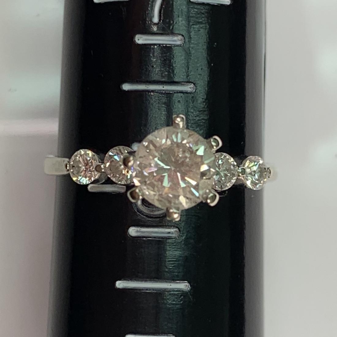 14k WG Diamond Engagement Ring sz 7.75 (1 of 4)