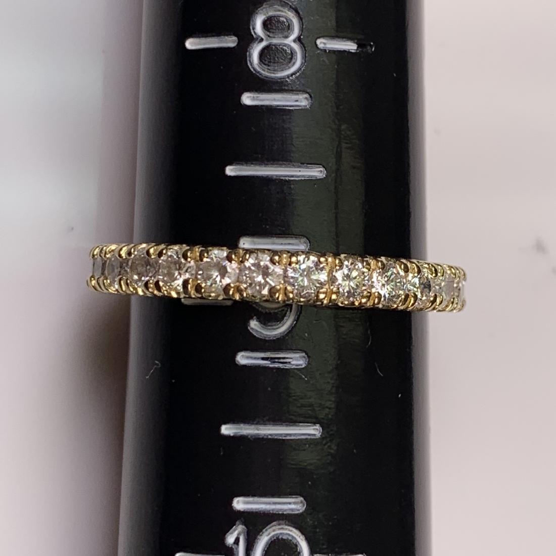 14k YG Diamond Band sz 8.5 (1 of 5)