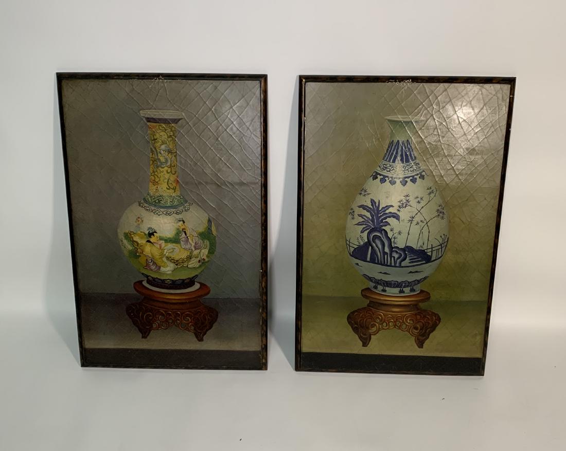 Pair of Maitland Smith Style Plaques (1 of 4)