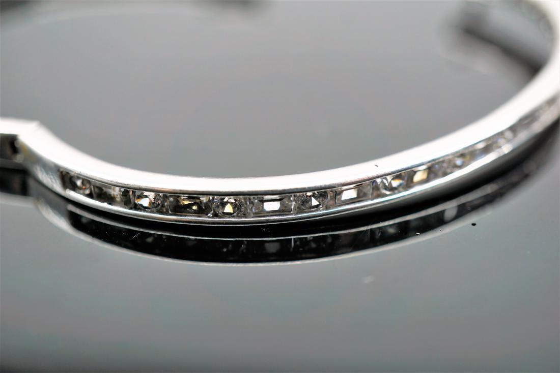 2.5" 14k WG Bangle Bracelet (1 of 4)