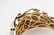 18K YG Enamel and Diamond Leaf Ring sz 7 - 5