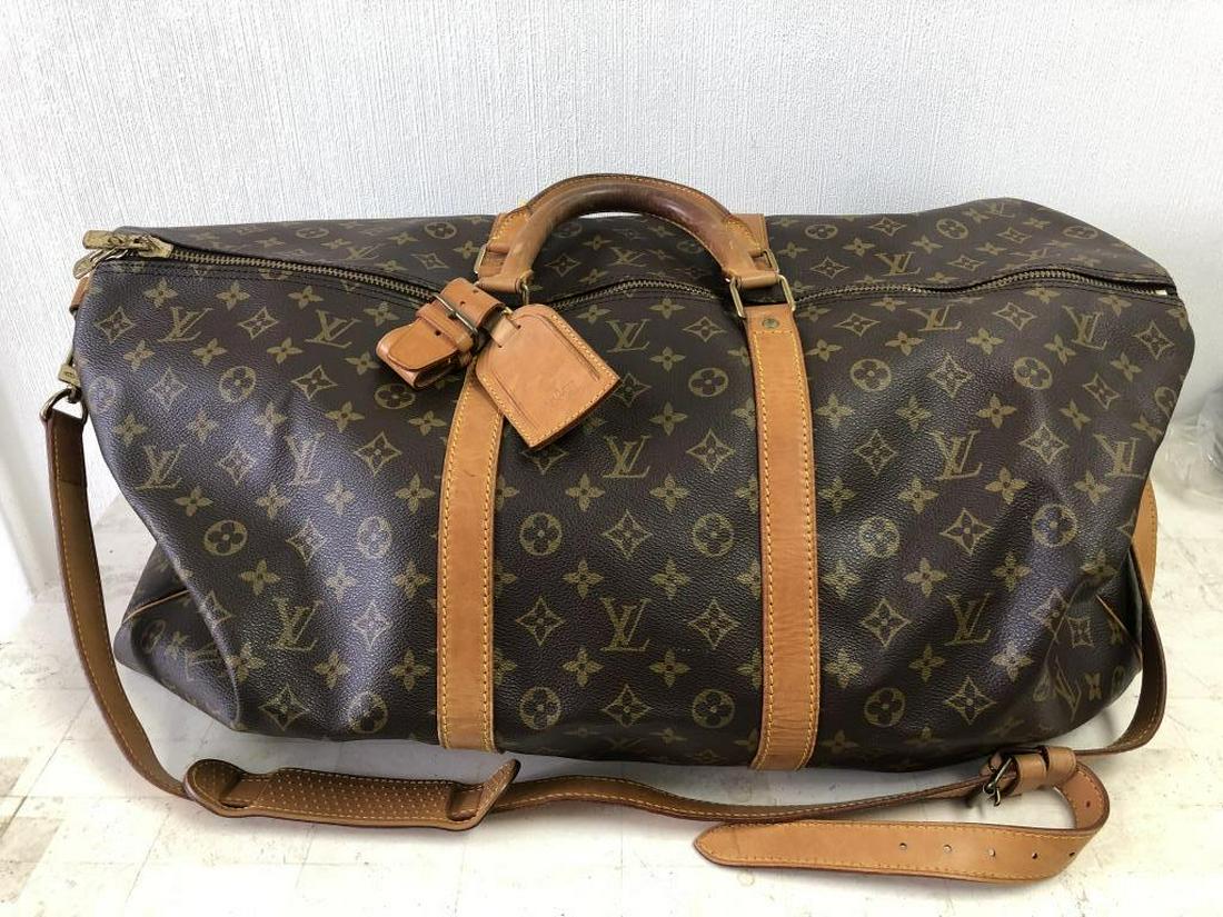 Louis Vuitton Brown Keepall Bandouliere Travel Bag (1 of 7)