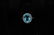 White Gold Topaz Ring w/ Diamonds Sz 7