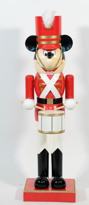 Disney 36" Tall Mickey Mouse Soldier Nutcracker: Disney giant 36" tall Mickey Mouse 'Toy Soldier Nutcracker with original box.