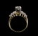 18K Yellow Gold & Diamond Wedding Ring Sz 5 - 4