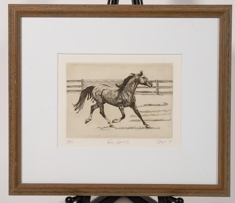 Phillip Sage, Free Spirit, Limited Edition Etching (1 of 5)