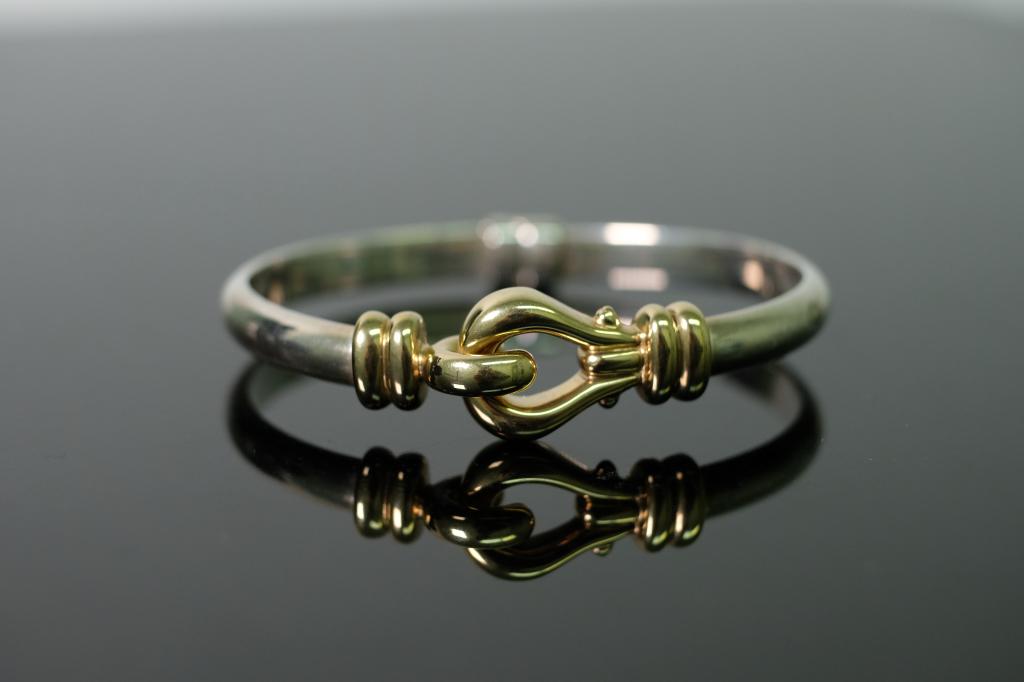 JTL Israel 14K Yellow Gold & Sterling Bracelet (1 of 6)