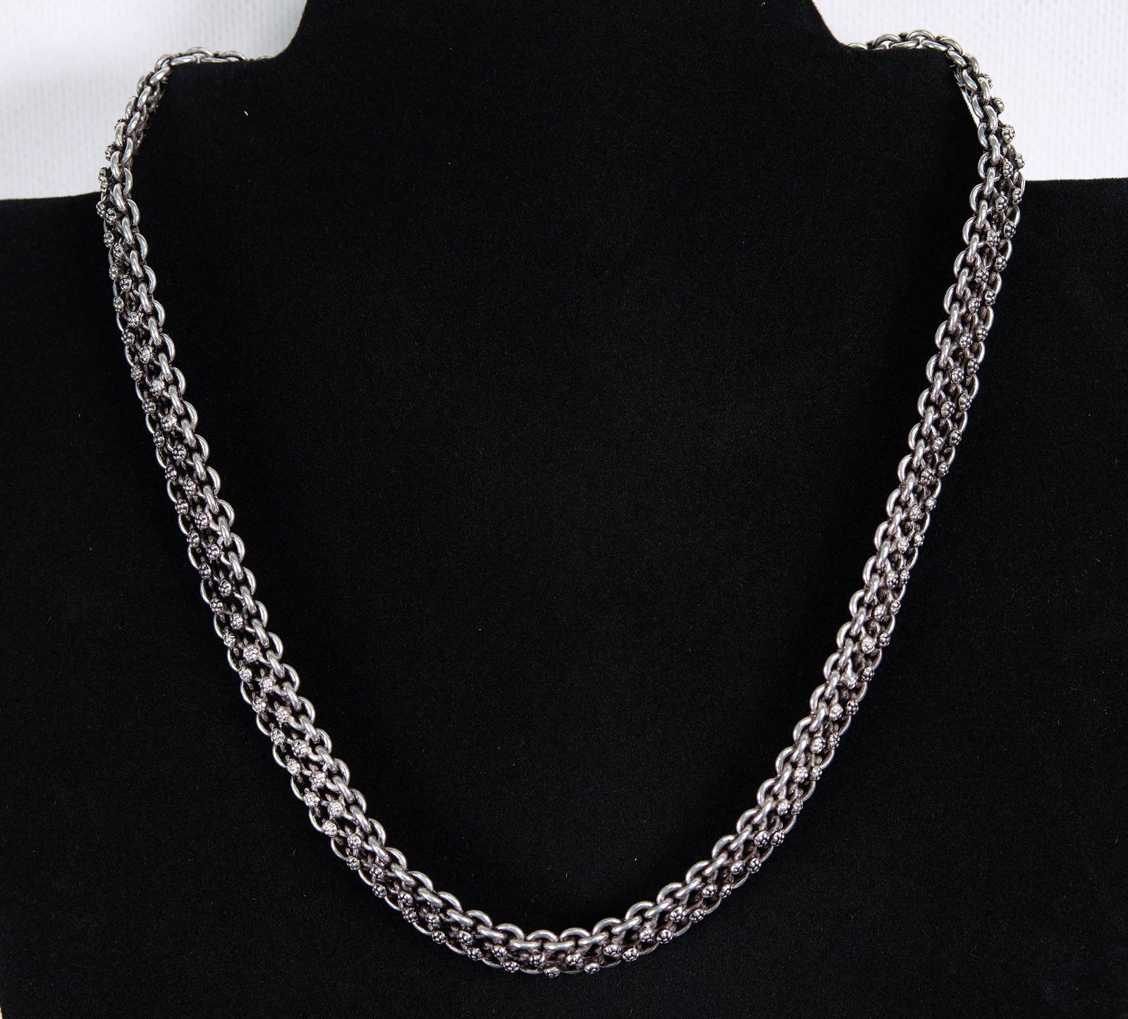 Heavy Sterling Silver Chain Necklace (1 of 4)