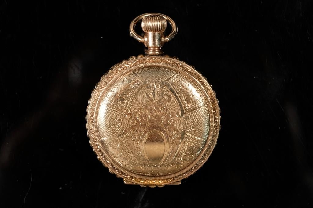 Hampden 14K Gold Model 3 Pocket Watch (1 of 8)
