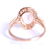 18K Rose Gold Diamond & Morganite Ring - 4