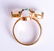 Opal, Emerald & Yellow Diamond Gold Ring - 3