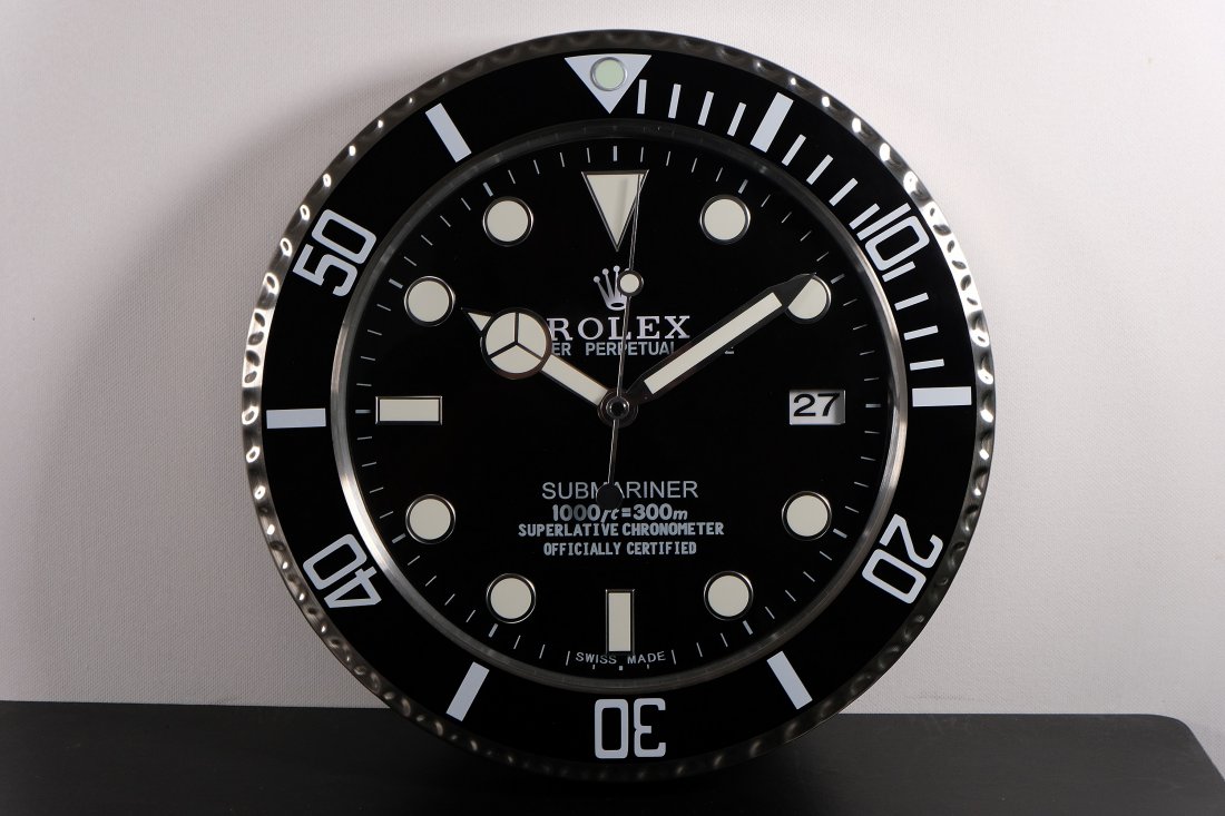Rolex Submariner Advertising Dealers Wall Clock (1 of 6)
