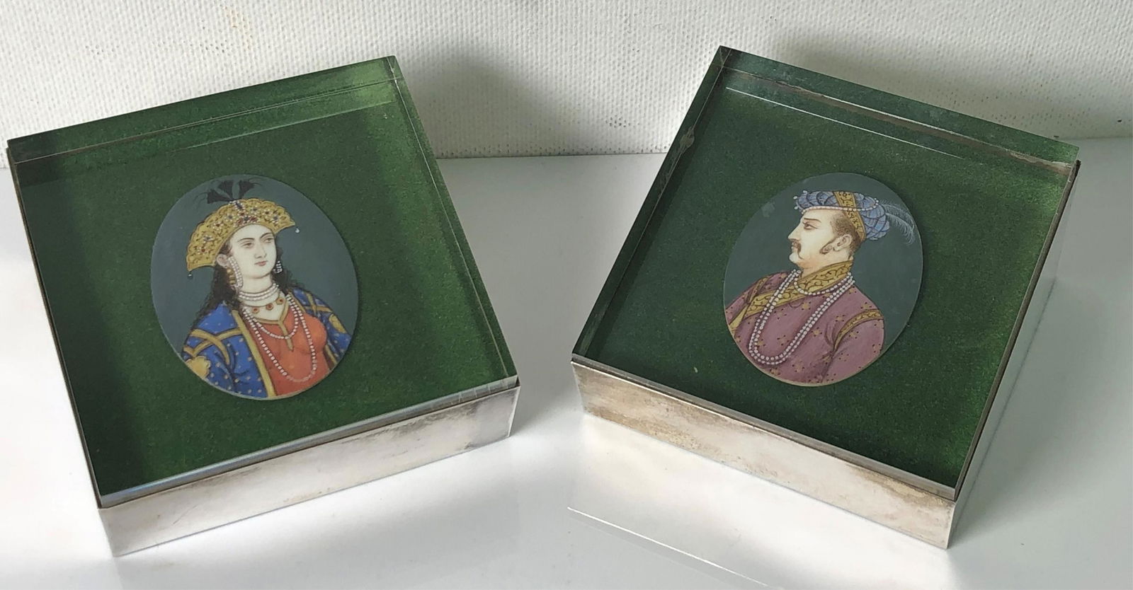 Pair, Cartier Sterling & Lucite Display Boxes (1 of 9)