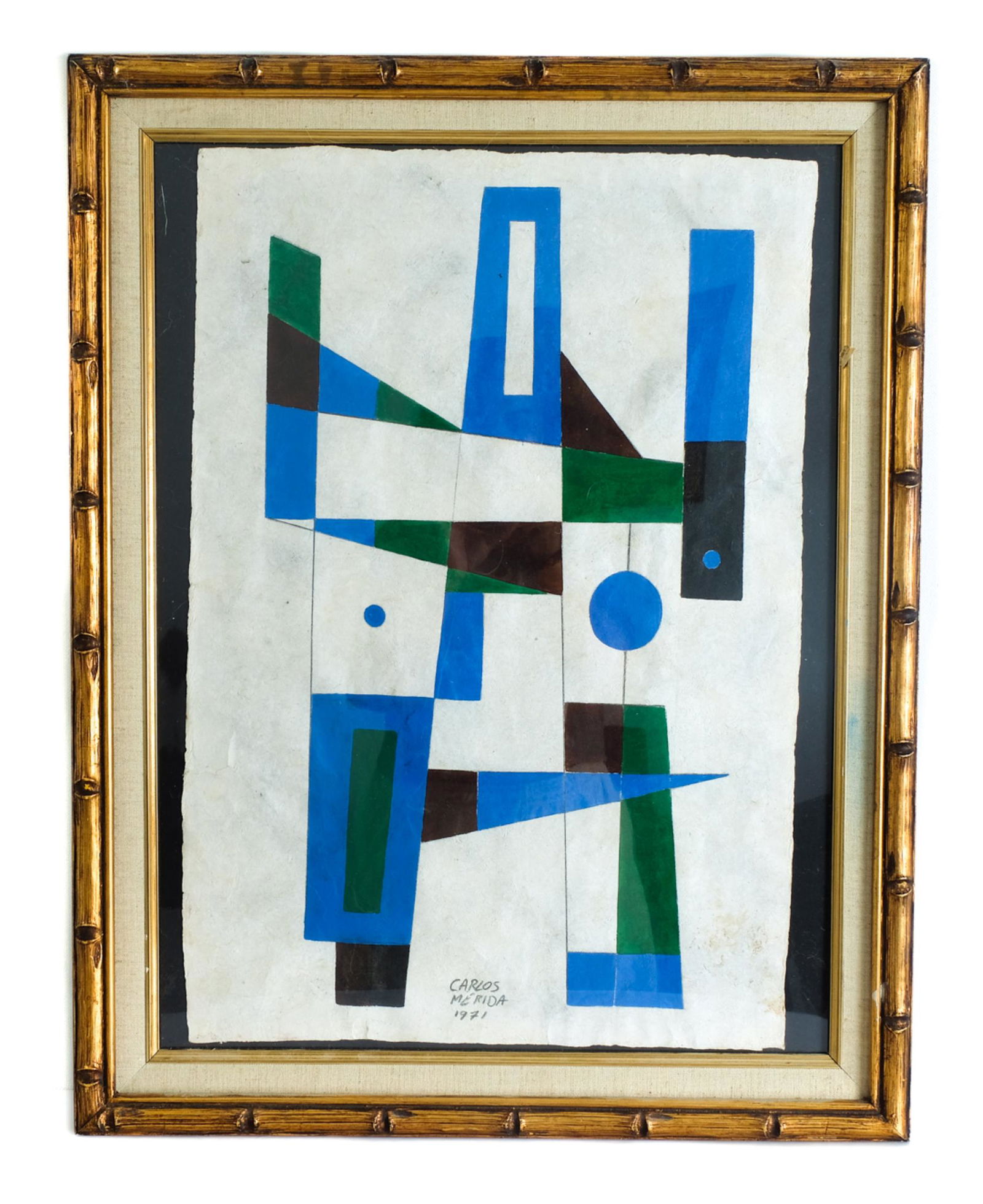 Carlos Merida Mixed Media Signed 1971 (1 of 7)