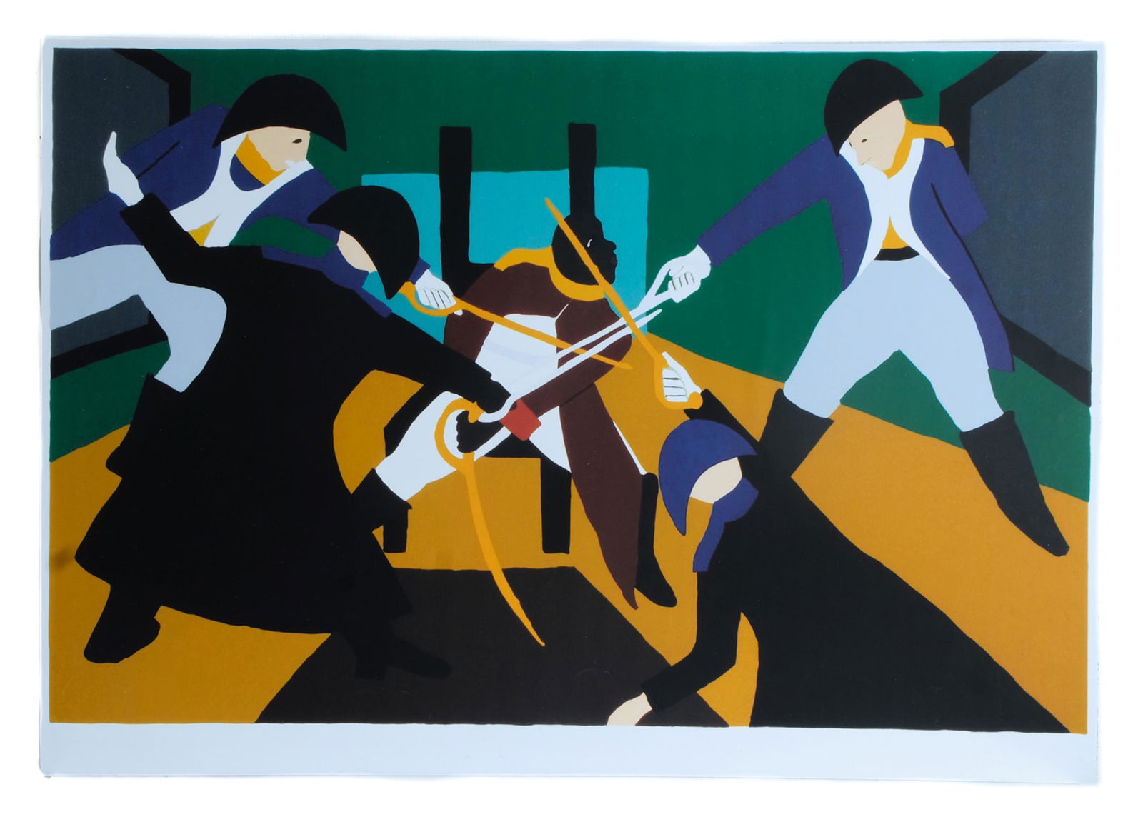 Jacob Lawrence Harlem Renaissance School Litho (1 of 5)