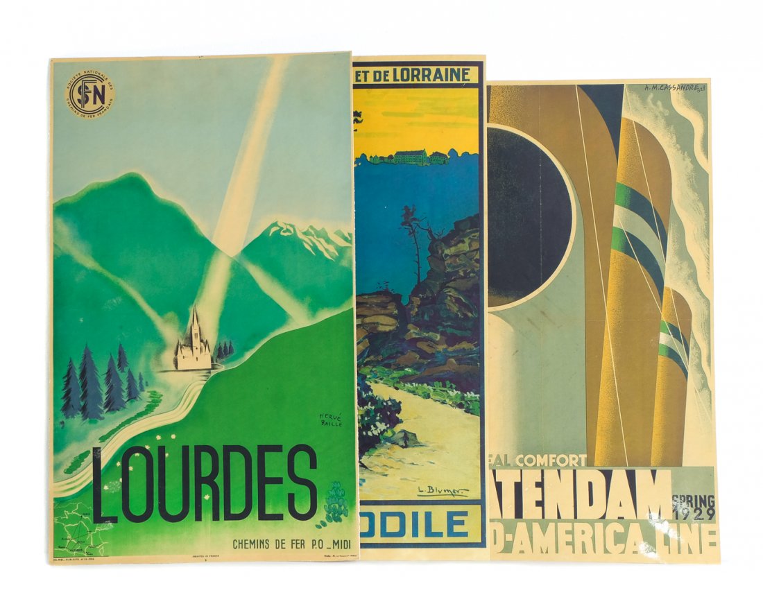 Group, 3 Vintage Travel Posters (1 of 19)
