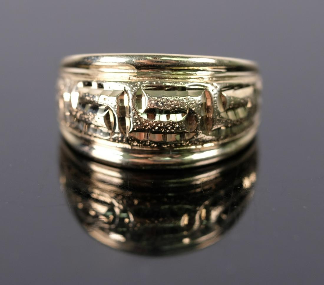 10K Yellow Gold Men's Ring by Michael Anthony (1 of 6)