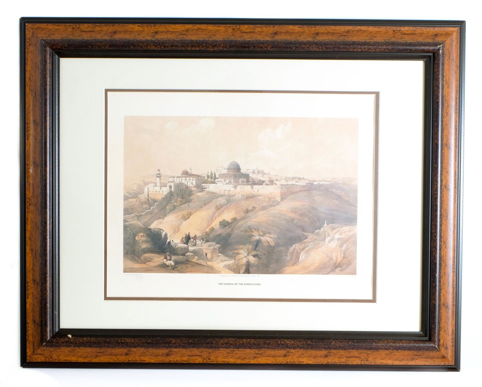 Church of Purification, David Roberts 1840's: David Roberts (1796-1864) (after) Louis Haghe (1806-1885) (lithographer), "The Church of the Purification" (Jerusalem), from The Holy Land, Syria, Idumea, Arabia, Egypt and Nubia, F.G. Moon, London: 1