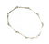 14K Yellow Gold & Blue Topaz Bracelet - 2