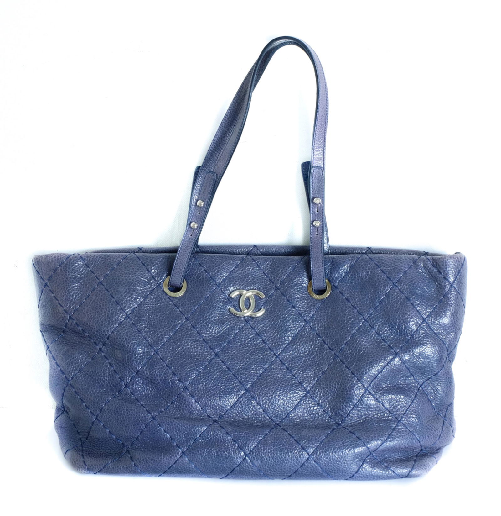 Jumbo Chanel Quilted Leather Tote Bag (1 of 6)