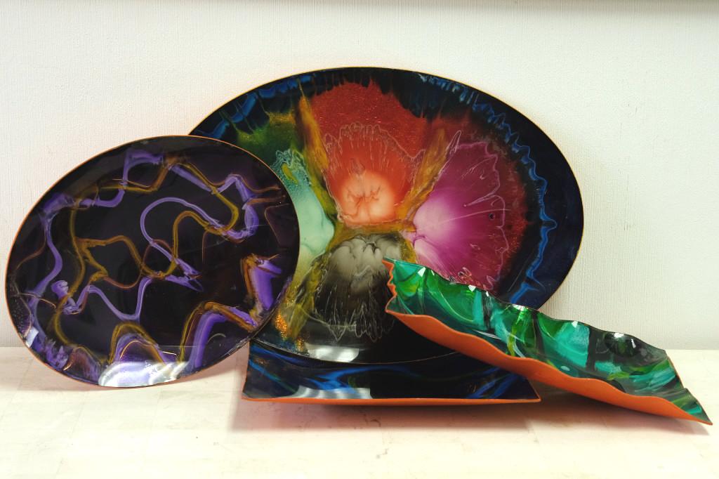 Group, 4 Vintage Decorative Mexican Wall Hangings (1 of 6)