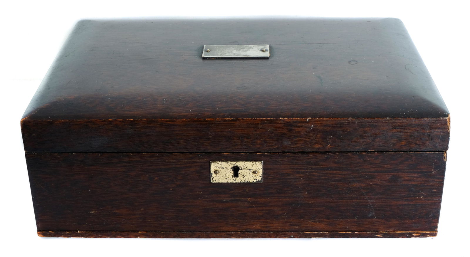 Walnut Box w/Silver Lined Interior, 1930's (1 of 5)