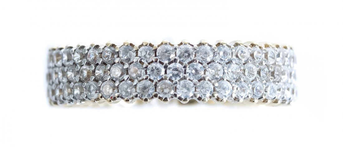 14K Yellow Gold Ring Band Size 7 1/2 (1 of 4)