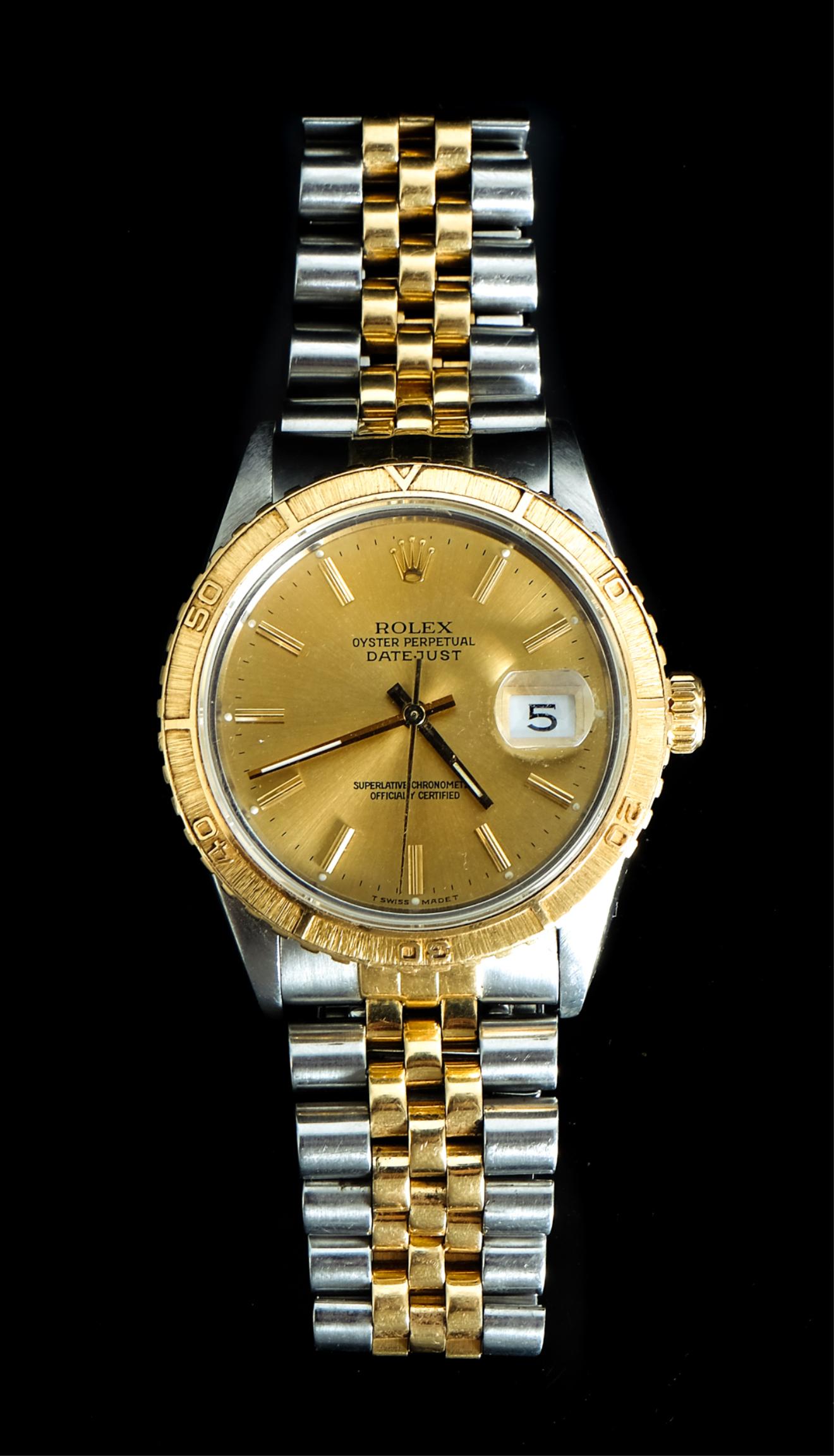 Men's Rolex Datejust Steel 18k Yellow Gold Watch (1 of 5)