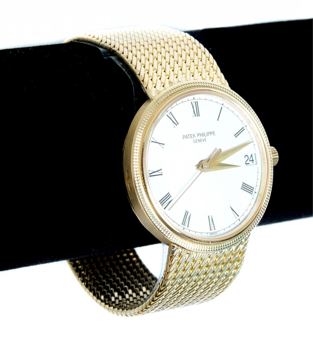 Patek Philippe 18K YG  Automatic Watch w/Date (1 of 8)