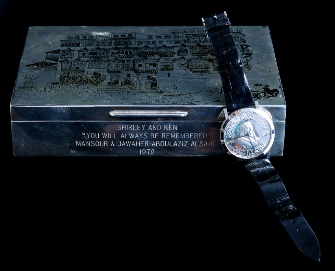 Important King Saud Chopard Watch w/Silver Box (1 of 13)